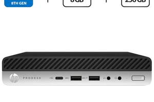 Неттоп HP ProDesk 600 G4 USFF/ i3-8100T/ 8GB RAM/ 256GB SSD/ UHD 630
