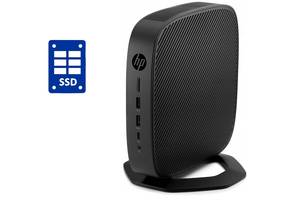 Неттоп HP t640 Thin Client USFF / AMD Ryzen R1505G (2 (4) ядра по 2.4 - 3.3 GHz) / 8 GB DDR4 / 256 GB SSD / AMD Picas...