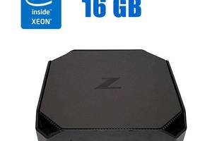 Неттоп HP Z2 Mini G3 USFF / Intel Xeon E3-1225 v5 (4 ядра по 3.3 - 3.7 GHz) (аналог i5-6500) / 16 GB DDR4 / 256 GB SS...