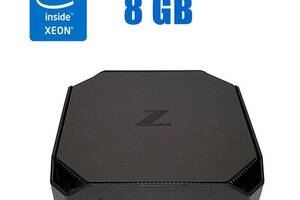 Неттоп HP Z2 Mini G3 USFF / Intel Xeon E3-1225 v5 (4 ядра по 3.3 - 3.7 GHz) (аналог i5-6500) / 8 GB DDR4 / 256 GB SSD...