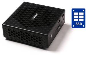 Неттоп Zotac ZBOX CI520 nano USFF / Intel Core i3-4020Y (2 (4) ядра по 1.5 GHz) / 4 GB DDR3 / 64 GB SSD / Intel HD Gr...