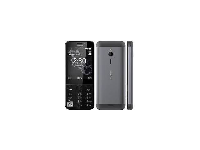 Nokia 230 Dual Sim Dark Silver (Оригинал)