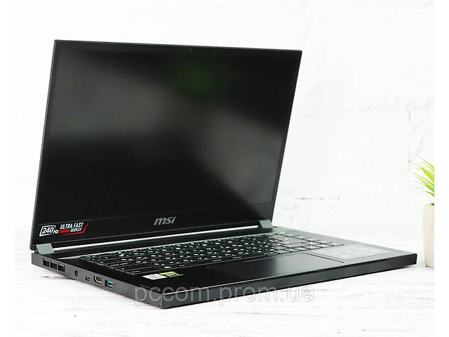 Ноутбук 15.6' MSI GS66 Stealth Intel Core i7-10750H 32Gb RAM 480Gb SSD FullHD IPS 240Hz + Nvidia GeForce RTX - Фото 2