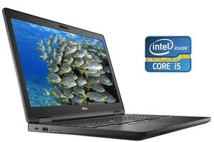 Ноутбук А- класс Dell Latitude 5580 / 15.6' (1366x768) TN / Intel Core i5-7440HQ (4 ядра по 2.8 - 3.8 GHz) / 8 GB DDR...