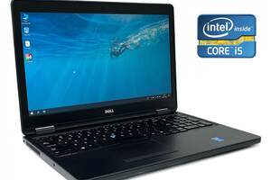 Ноутбук А-класс Dell Latitude E5550 / 15.6' (1920x1080) TN / Intel Core i5-5200U (2 (4) ядра по 2.2 - 2.7 GHz) / 8 GB...