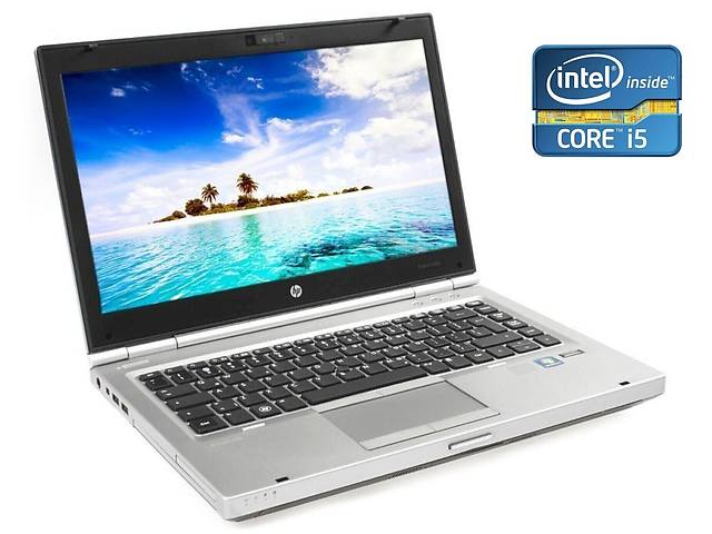 Ноутбук А-класс HP EliteBook 8470p / 14' (1600x900) TN / Intel Core i5-3320M (2 (4) ядра по 2.6 - 3.3 GHz) / 4 GB DDR...
