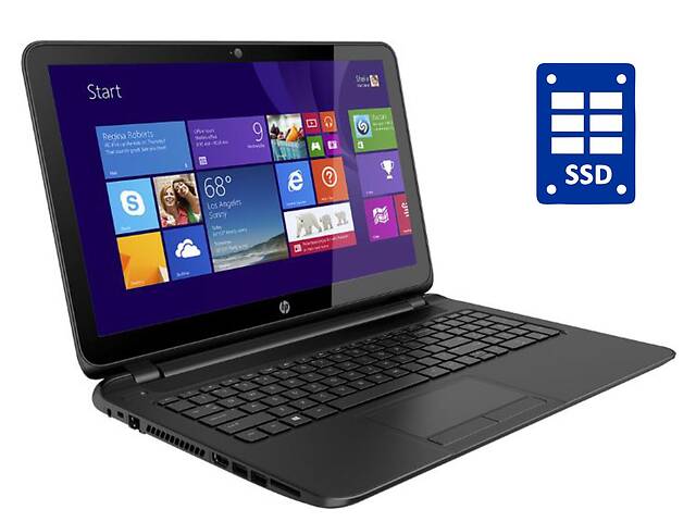 Ноутбук А- класс HP Notebook 15-f010dx / 15.6' (1366x768) IPS Touch / Intel Core i3-4010U (2 (4) ядра по 1.7 GHz) / 4...