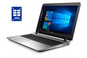 Ноутбук А- класс HP ProBook 450 G3 / 15.6' (1366x768) TN / Intel Core i3-6100U (2 (4) ядра по 2.3 GHz) / 8 GB DDR4 /...