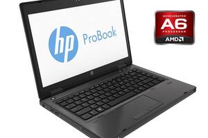 Ноутбук А-класс HP ProBook 6475b / 14' (1366x768) TN / AMD A6-4400M (2 ядра по 2.7 - 3.2 GHz) / 4 GB DDR3 / 128 GB SS...