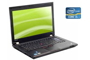 Ноутбук А-класс Lenovo ThinkPad L420 / 14' (1366x768) TN / Intel Core i5-2410M (2 (4) ядра по 2.3 - 2.9 GHz) / 4 GB D...