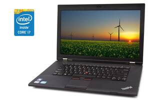 Ноутбук А-класс Lenovo ThinkPad L530 / 15' (1366x768) TN / Intel Core i7-3520M (2 (4) ядра по 2.9 - 3.6 GHz) / 4 GB D...