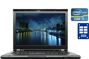 Ноутбук А-класс Lenovo ThinkPad T430 / 14' (1366x768) TN / Intel Core i5-3230M (2 (4) ядра по 2.6 - 3.2 GHz) / 4 GB D...