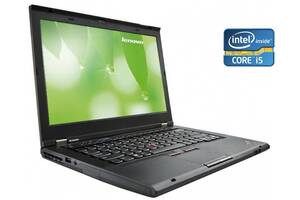 Ноутбук А-класс Lenovo ThinkPad T430s / 14' (1600x900) TN / Intel Core i5-3320M (2 (4) ядра по 2.6 - 3.3 GHz) / 4 GB...