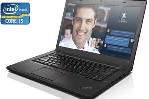 Ноутбук А-класс Lenovo ThinkPad T460/14' (1366x768)/i5-6300U/8GB RAM/256GB SSD/HD 520/2 АКБ