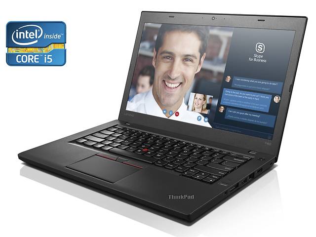 Ноутбук А-класс Lenovo ThinkPad T460 / 14' (1366x768) TN / Intel Core i5-6300U (2 (4) ядра по 2.4 - 3.0 GHz) / 8 GB D...