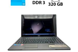 Ноутбук Acer Aspire 5741G / 15.6' (1366x768) TN / Intel Core i3-330M (2 (4) ядра по 2.13 GHz) / 4 GB DDR3 / 320 GB HD...
