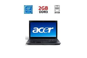 Ноутбук Acer Aspire ES1-111M / 11.6' (1366x768) TN / Intel Celeron N2840 (2 ядра по 2.16 - 2.58 GHz) / 2 GB DDR3 / 30...