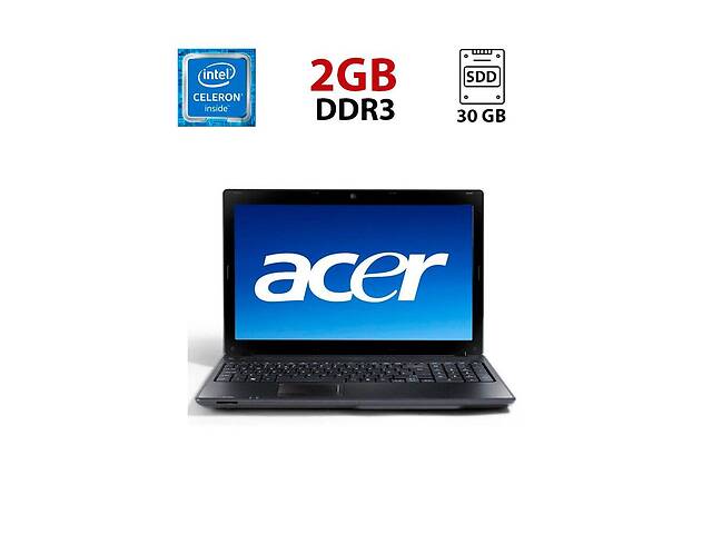 Ноутбук Acer Aspire ES1-111M / 11.6' (1366x768) TN / Intel Celeron N2840 (2 ядра по 2.16 - 2.58 GHz) / 2 GB DDR3 / 30...