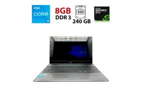 Ноутбук Acer Aspire 5755G / 15.6' (1366x768) TN / Intel Core i5-2450M (2 (4) ядра по 2.5 - 3.1 GHz) / 8 GB DDR3 / 240...