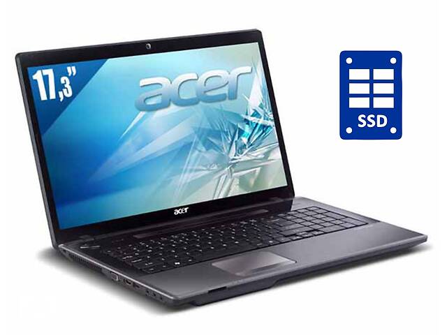 Ноутбук Acer Aspire 7750 / 17.3' (1600x900) TN / Intel Core i3-2330M (2 (4) ядра по 2.2 GHz) / 8 GB DDR3 / 240 GB SSD...