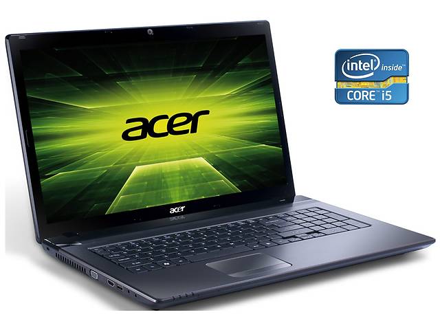 Ноутбук Acer Aspire 7750G / 17.3' (1600x900) TN / Intel Core i5-2450M (2 (4) ядра по 2.5 - 3.1 GHz) / 8 GB DDR3 / 240...