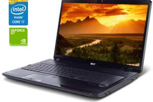Ноутбук Acer Aspire 8940G / 17.3' (1920x1080) TN / Intel Core i7-720QM (4 (8) ядра по 1.6 - 2.8 GHz) / 8 GB DDR3 / 12...