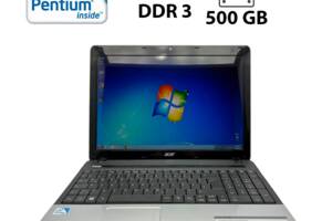 Ноутбук Acer Aspire E1-531 / 15.6' (1366x768) TN / Intel Pentium B960 (2 ядра по 2.2 GHz) / 4 GB DDR3 / 500 GB HDD /...