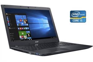 Ноутбук Acer Aspire E5-574-58JM / 15.6' (1366x768) TN / Intel Core i5-6200U (2 (4) ядра по 2.3 - 2.8 GHz) / 8 GB DDR3...