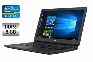 Ноутбук Acer Aspire ES 15 / 15.6' (1366x768) TN / Intel Core i3-5005U (2 (4) ядра по 2.0 GHz) / 8 GB DDR3 / 128 GB SS...