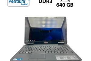 Ноутбук Acer eMachines E728 / 15.6' (1366x768) TN / Intel Pentium T4500 (2 ядра по 2.3 GHz) / 4 GB DDR3 / 640 GB HDD...