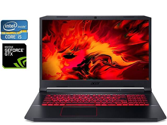 Игровой ноутбук Acer Nitro 5 AN515-54 / 15.6' (1920x1080) IPS / Intel Core i5-9300H (4 (8) ядра по 2.4 - 4.1 GHz) / 8...