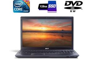 Ноутбук Acer TravelMate 5740 / 15.6' (1366x768) TN / Intel Core i5-430M (2 (4) ядра по 2.26 - 2.53 GHz) / 4 GB DDR3 /...