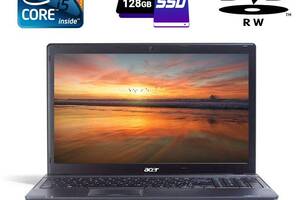 Ноутбук Acer TravelMate 5740 / 15.6' (1366x768) TN / Intel Core i5-430M (2 (4) ядра по 2.26 - 2.53 GHz) / 4 GB DDR3 /...