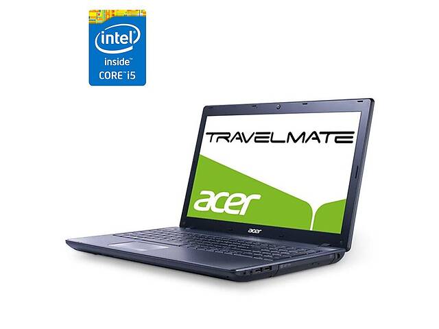 Ноутбук Acer TravelMate 5744z / 15.6' (1366x768) TN / Intel Core i5-430M (2 (4) ядра по 2.26 - 2.53 GHz) / 4 GB DDR3...