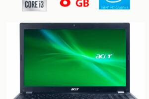 Ноутбук Acer TravelMate 5760 / 15.6' (1366x768) TN / Intel Core i3-2330M (2 (4) ядра по 2.2 GHz) / 8 GB DDR3 / 128 GB...