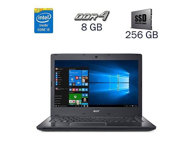 Ноутбук Acer TravelMate P249-M/ 14.0' (1366x768)/ i5-6200U/ 8GB RAM/ 256GB SSD/