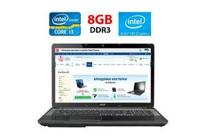 Ноутбук Acer TravelMate P273-M / 17' (1600x900) TN / Intel Core i3-3110M (2 (4) ядра по 2.4 GHz) / 8 GB DDR3 / 128 GB...