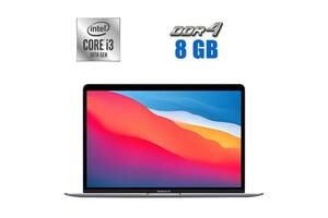 Ноутбук Apple MacBook Air 13 2020 / 13.3'' (2560x1600) IPS / Intel Core i3-1000G4 (2 (4) ядра по 1.1 - 3.2 GHz) / 8 G...