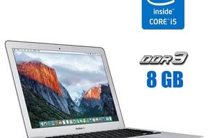 Ноутбук Apple MacBook Air A1466 / 13.3' (1440x900) IPS / Intel Core i5-5200U (2 (4) ядра по 2.2 - 2.7 GHz) / 8 GB DDR...