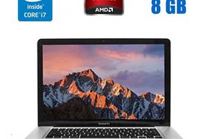 Ноутбук Apple MacBook Pro A1286 / 15.4' (1680x1050) TN / Intel Core i7-2860QM (4 (8) ядра по 2.5 - 3.6 GHz) / 8 GB DD...