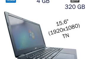 Ноутбук Asher Extensa 2509 / 15.6' (1920x1080) TN / Intel Celeron N2830 (2 ядра по 2.16 - 2.41 GHz) / 4 GB DDR3 / 320...