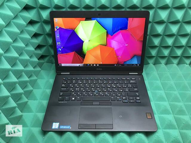 Б/у Ультрабук Б-класс Dell Latitude E7470 14' 1920x1080| Core i7-6600U| 8 GB RAM| 256 GB SSD| HD 520