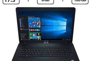 Ноутбук Asus F751L / 17.3' (1600x900) TN / Intel Core i3-5005U (2 (4) ядра по 2.0 GHz) / 8 GB DDR3 / 128 GB SSD / Int...