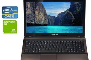 Ноутбук Asus K53SV / 15.6' (1366x768) TN / Intel Core i5-2410M (2 (4) ядра по 2.3 - 2.9 GHz) / 8 GB DDR3 / 240 GB SSD...