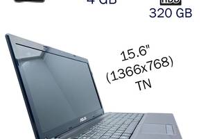 Ноутбук Asus K53Z/ 15.6' (1366x768)/ A4-3300M/ 4GB RAM/ 320GB HDD/ Radeon HD 6480G