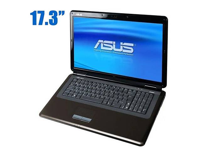 Ноутбук Asus K70A / 17.3' (1600x900) TN / AMD Athlon II M320 (2 ядра по 2.1 - 3.2 GHz) / 4 GB DDR2 / 320 GB HDD / AMD...