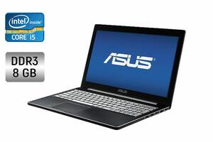 Ноутбук Asus Q501L / 15.6' (1920x1080) IPS Touch / Intel Core i5-4200U (2 (4) ядра по 1.6 - 2.6 GHz) / 8 GB DDR3 / 24...