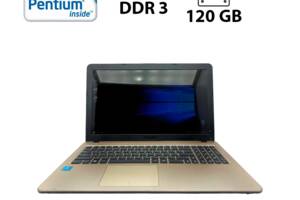 Ноутбук Asus R540S / 15.6 (1366x768) TN / Intel Pentium N3710 (4 ядра по 2.56 - 1.6 GHz) / 4 GB DDR3 / 120 GB SSD / I...