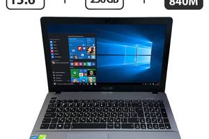 Ноутбук Asus X550LN / 15.6' (1366x768) TN / Intel Core i7-4510U (2 (4) ядра по 2.0 - 3.1 GHz) / 12 GB DDR3 / 256 GB S...