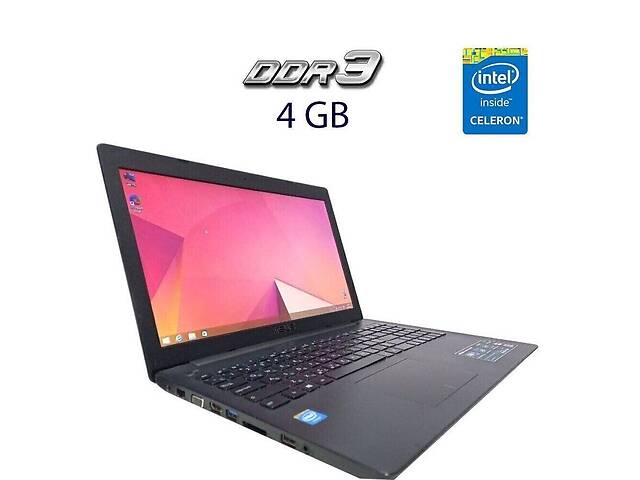 Ноутбук Asus X553MA / 15.6' (1366x768) TN / Intel Celeron N2840 (2 ядра по 2.16 - 2.58 GHz) / 4 GB DDR3 / 320 GB HDD...